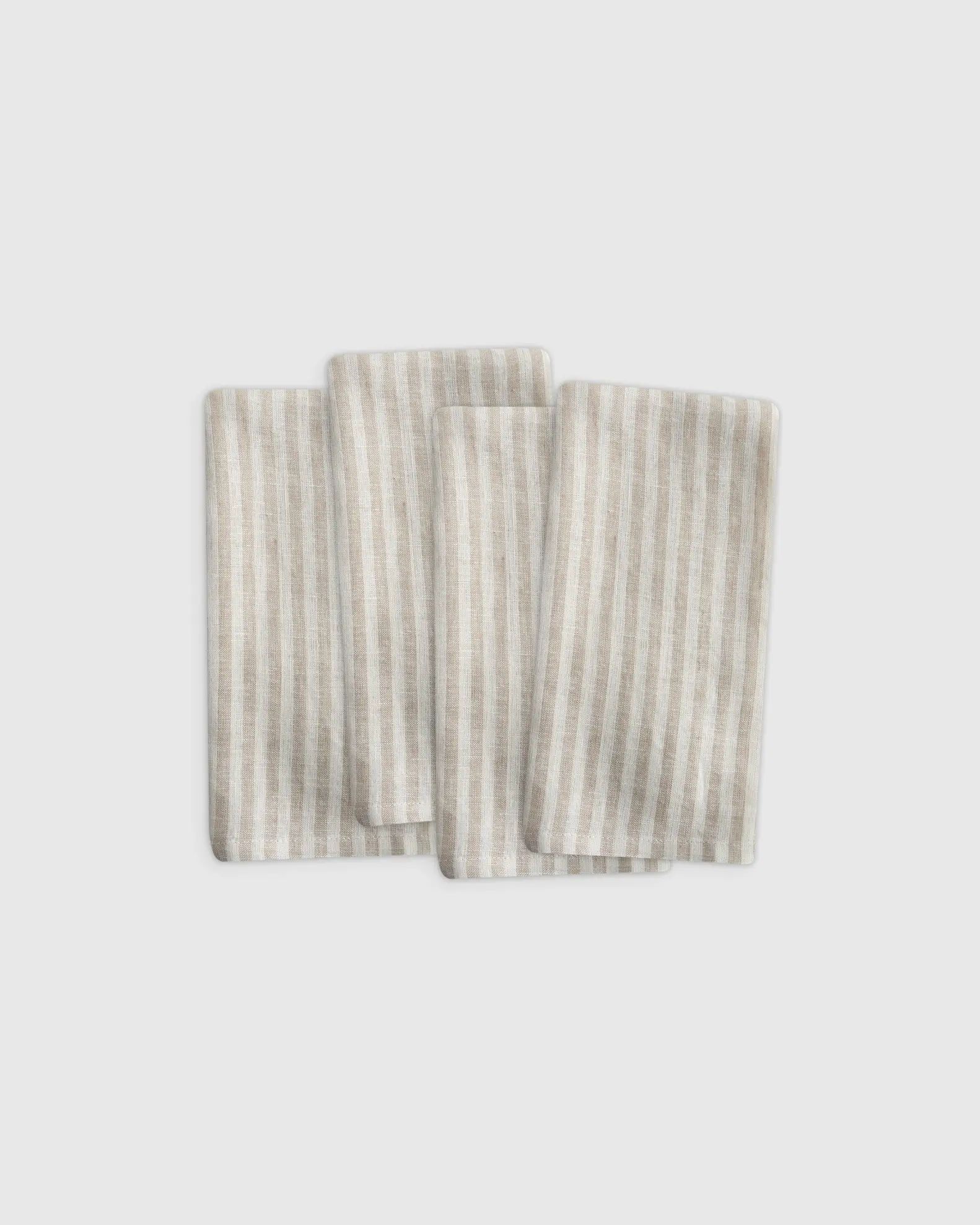 European Linen Stripe Napkins | Quince | Quince