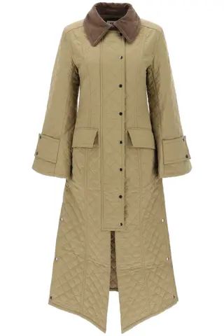 By malene birger pinelope quilted trench coat | Residenza725 US