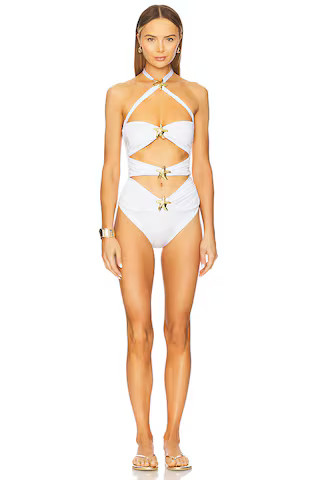 CIN CIN Diamond Seastar One Piece Swimsuit in Pearl from Revolve.com | Revolve Clothing (Global)