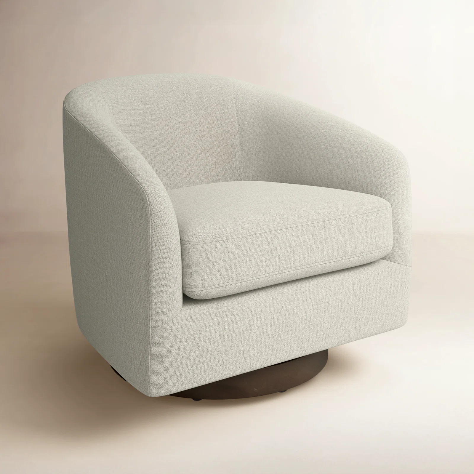 Bennett Upholstered Swivel Barrel Chair | Wayfair North America