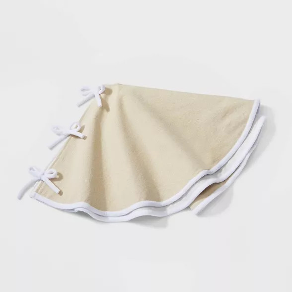 34in Reversible Linen Christmas Tree Skirt - Wondershop™ | Target