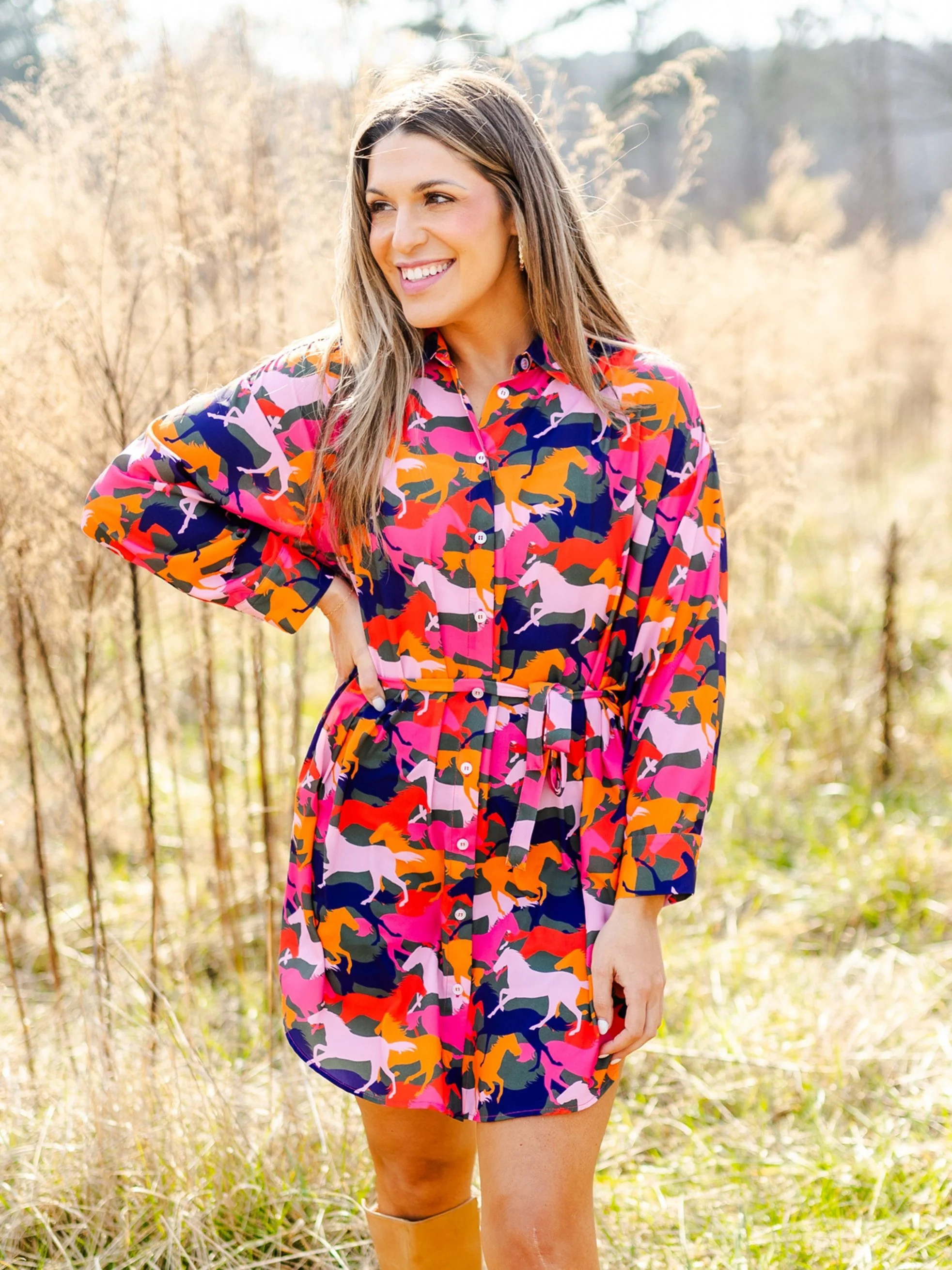 Ronan Dress | Mane Event Multi | Michelle McDowell