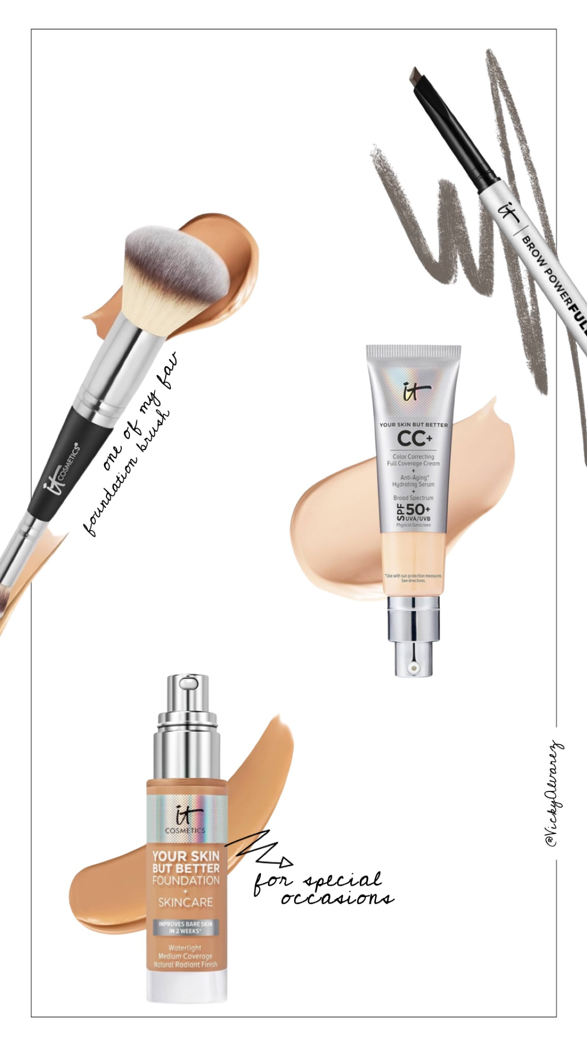 my Favorite It Cosmetics products  