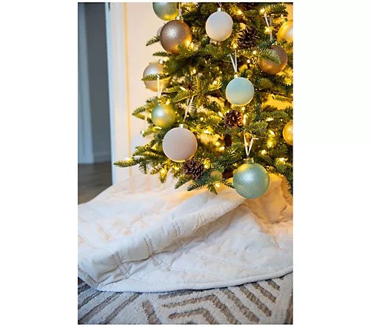 Velvet Tree Skirt by Lauren McBride - QVC.com | QVC