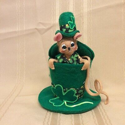 Annalee St Patrick's Leprechaun Hat Mouse | eBay AU