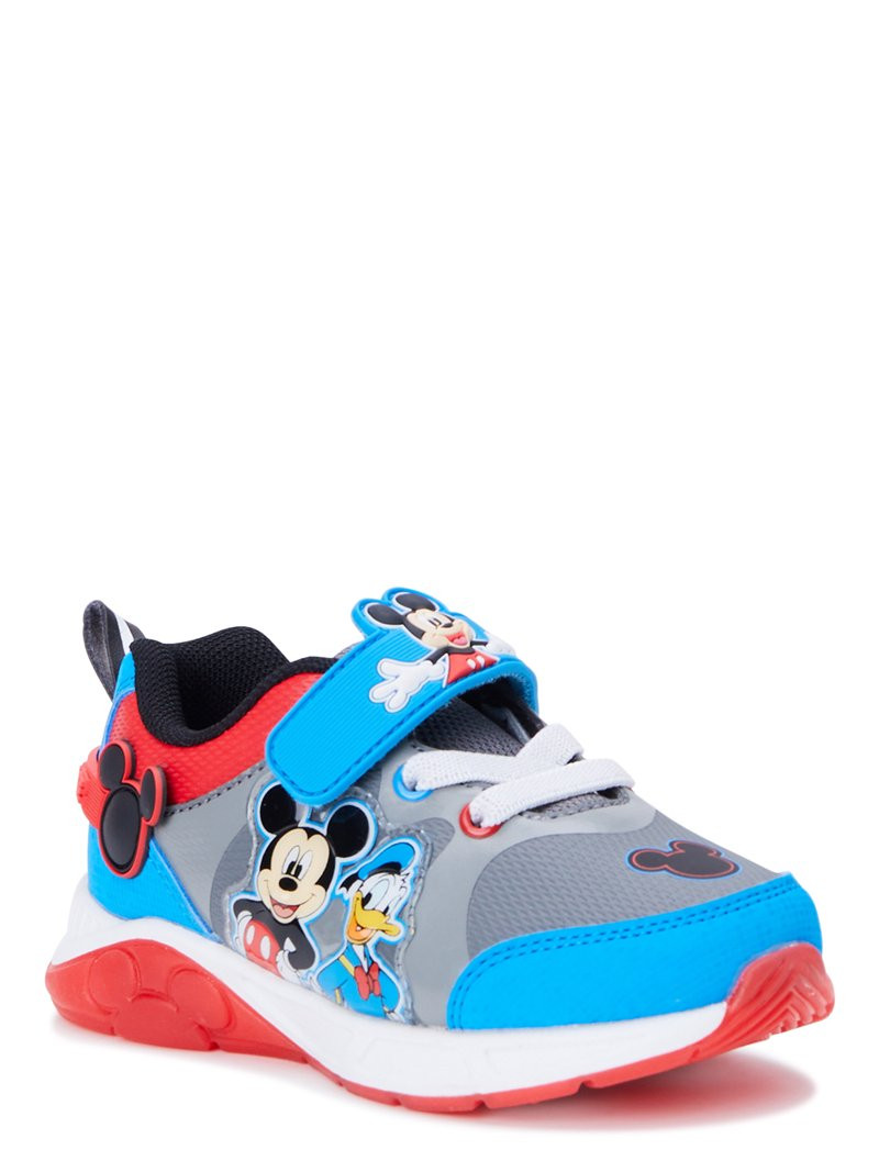 Mickey Mouse Toddler Boys Athletic Sneakers, Sizes 7-12 | Walmart (US)