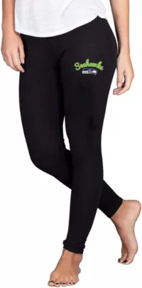NFL Team Apparel Women's Seattle Seahawks Black Fraction Leggings | DICK'S Sporting Goods