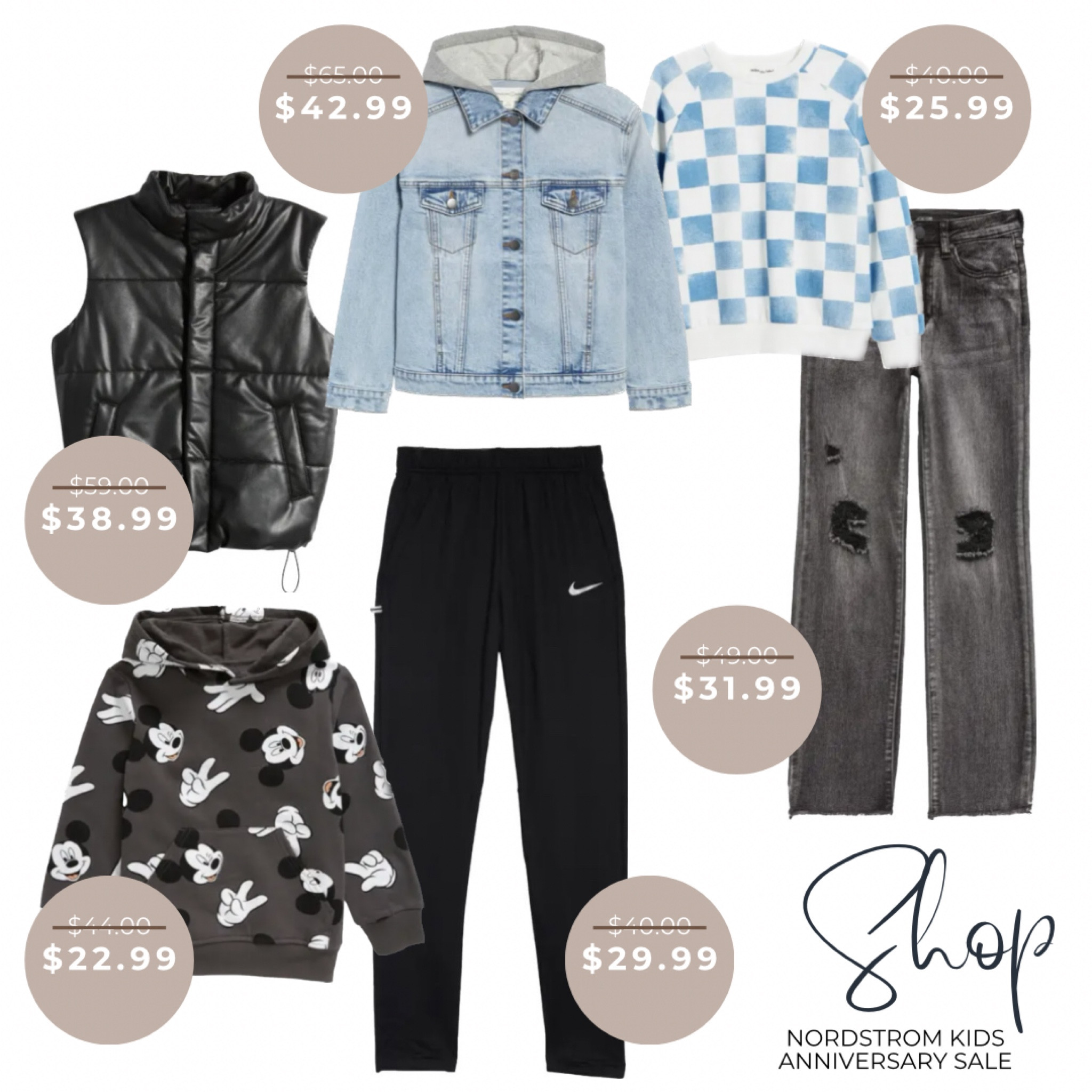 Nordstrom Anniversary sale also includes some adorable kids clothing! I mean look T the denim, the disney hoodie, the Nike brand items…are you kidding me?! *ADDS TO CART* Sale starts July 17th, so get your wish list ready because things will go FAST!

#LTKkids #LTKsalealert #LTKxNSale