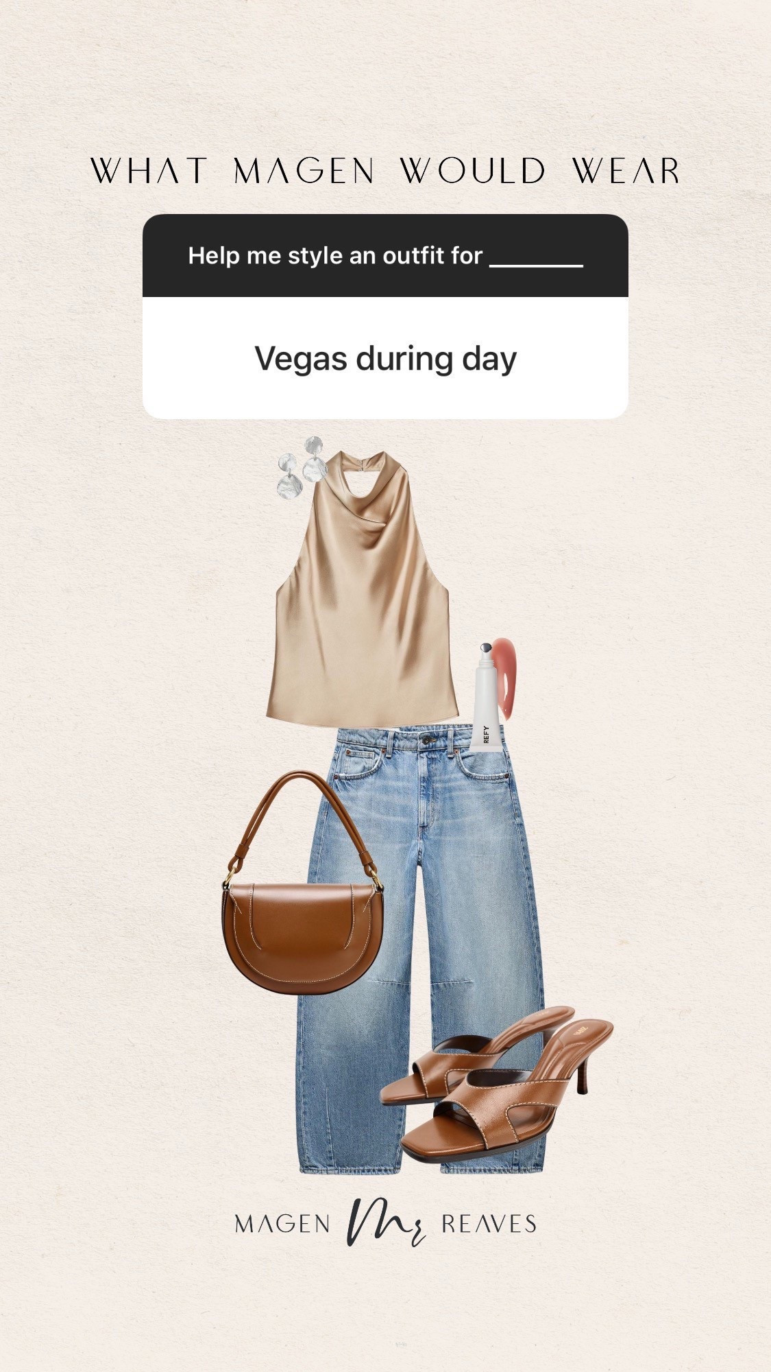 What I’d wear during the day in Vegas! 

vegas outfit inspo, styling tip, barrel jeans, zara, women’s fashion

#LTKPetite #LTKStyleTip #LTKSeasonal