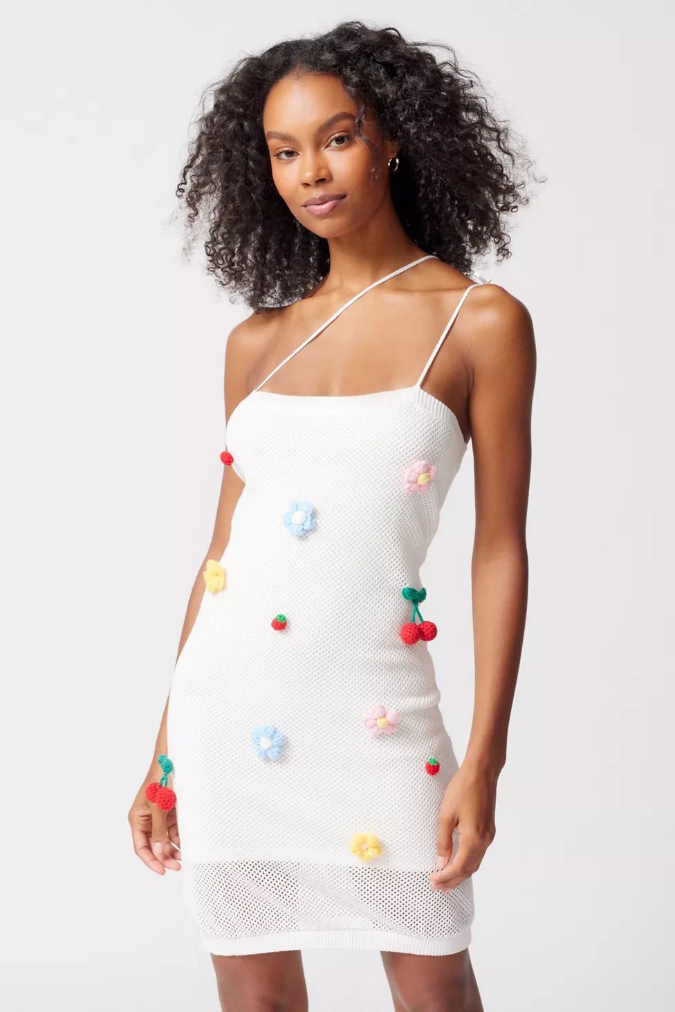 Glamorous Crochet Layered Midi Dress | Urban Outfitters (US and RoW)