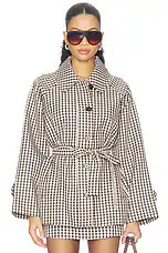 Maude Club Clarke Trench in Brown. - size L | Revolve Clothing (Global)
