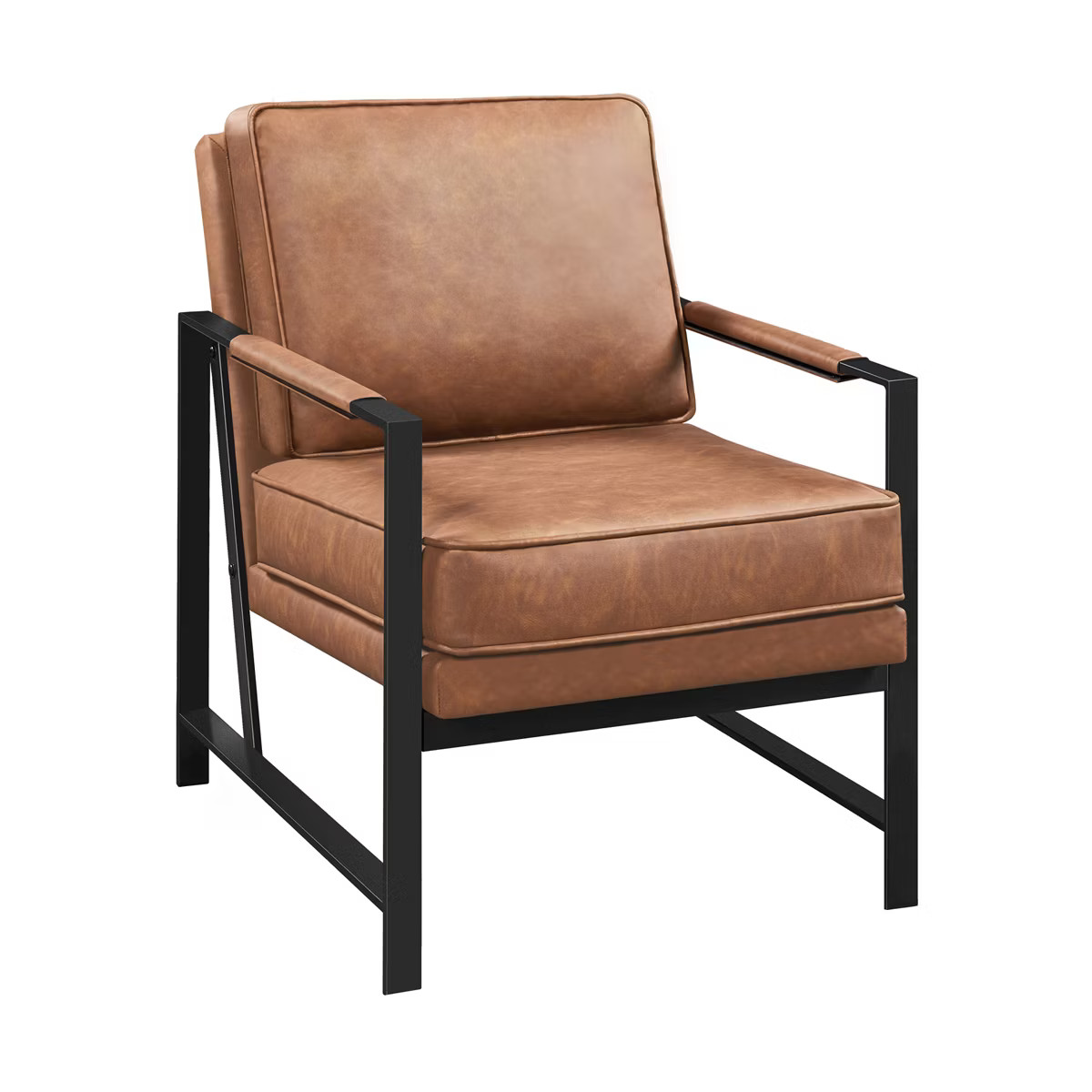 Yaheetech Retro Upholstered Accent Chair Arm Chair | Target