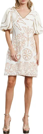 Rochelle Floral Minidress | Nordstrom