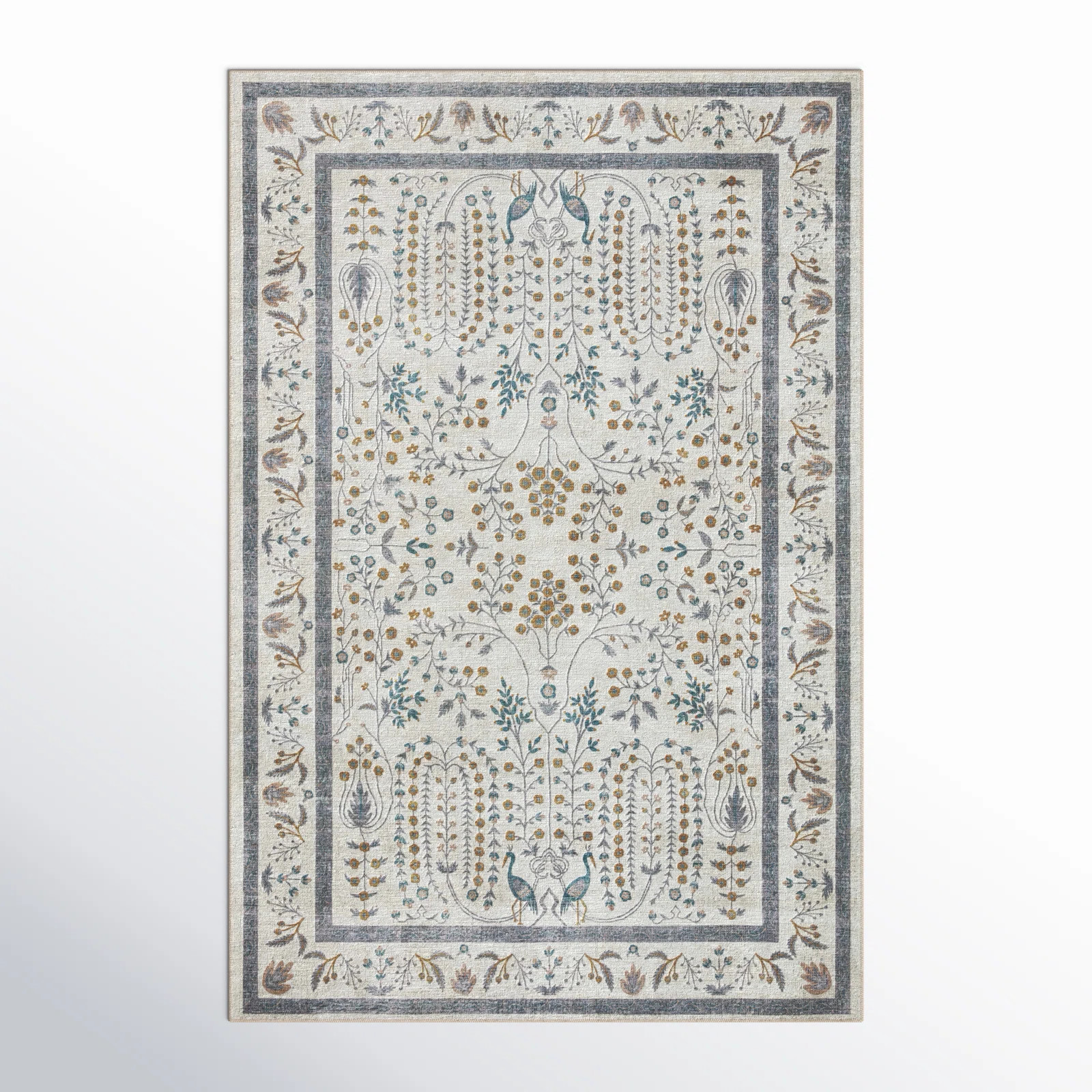 Rifle Paper Co. x Loloi Maison Wisteria Cream Rug & Reviews | Wayfair | Wayfair North America