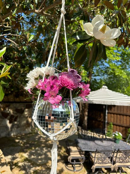 Dress up your patio with this disco hanging planter!

#LTKhome #LTKSeasonal