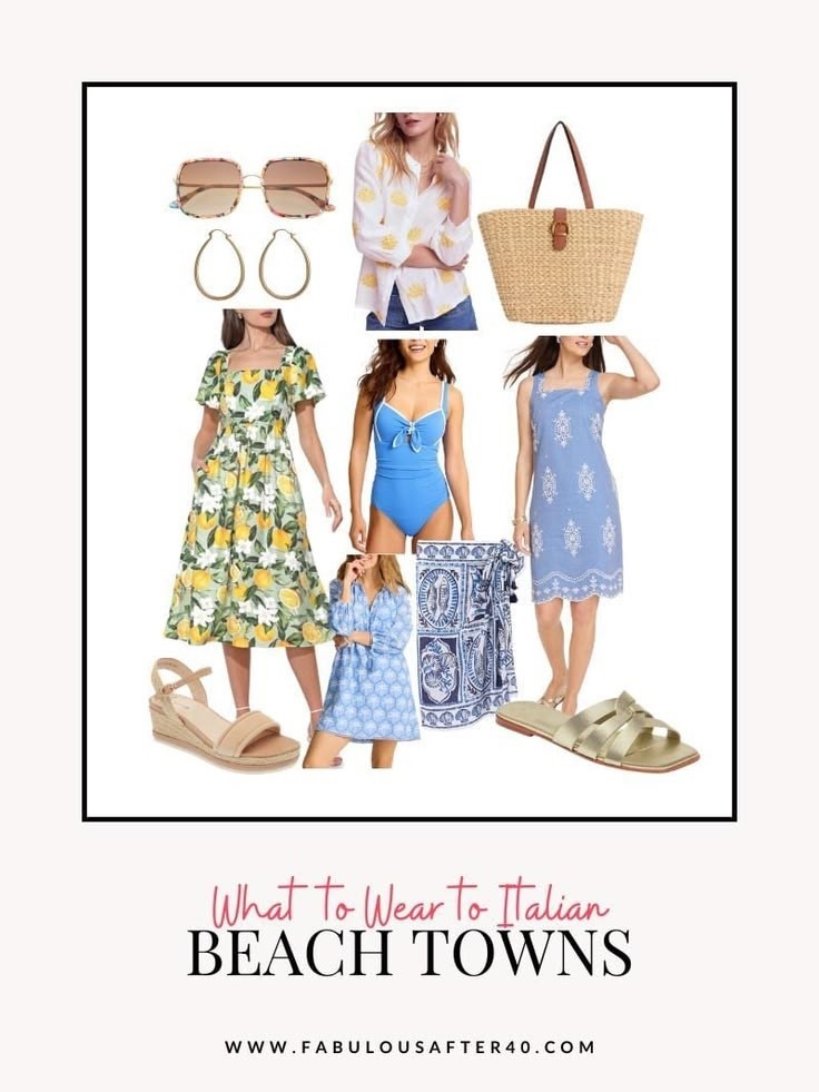 If I were packing for Italian beach towns right now… this is exactly the vibe I’d go for 🇮🇹✨

Think breezy linen, easy dresses that move with you, a lightweight shirt thrown over swimwear, and sandals you can walk in all day (because you will be wandering). Add a woven bag, oversized sunnies, and you’re basically living your best coastal life.

It’s all about looking effortlessly put together without trying too hard — like you just stepped out for a gelato and ended up staying out all day 🍦

Now I’m dreaming of salty air, cobblestone streets, and long lunches by the water…

What’s the one thing you’d have to pack?


#LTKOver40 #LTKootd #LTKSeasonal