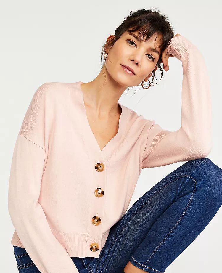 V-Neck Cardigan | Ann Taylor | Ann Taylor (US)