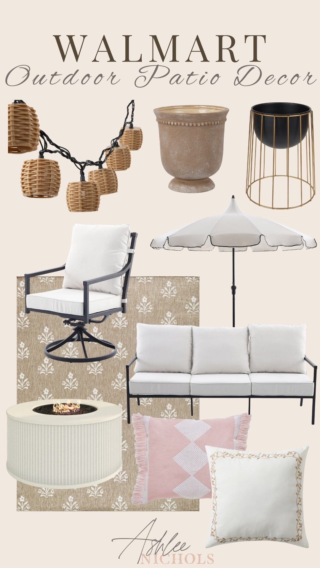 Walmart outdoor patio decor!

Spring decor, seasonal decor, outdoor rug, fire pit

#LTKHome #LTKSeasonal