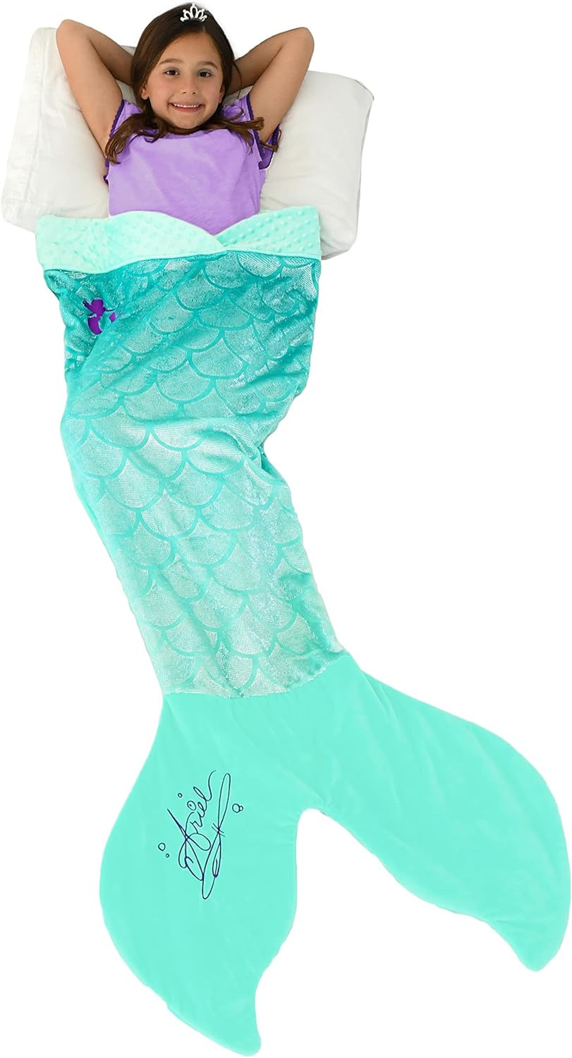 Blankie Tails | Ariel Disney Princess Dress Blanket, Machine Washable Wearable Blanket, Great for... | Amazon (US)