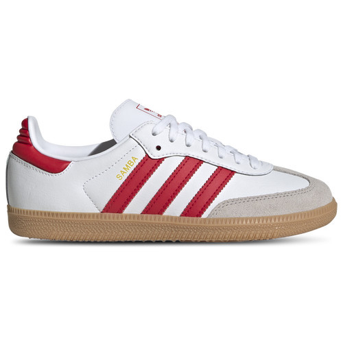 adidas adidas Originals Samba - Boys' Grade School Better Scarlet/Gum/White Size 4.0 | Champs Sports