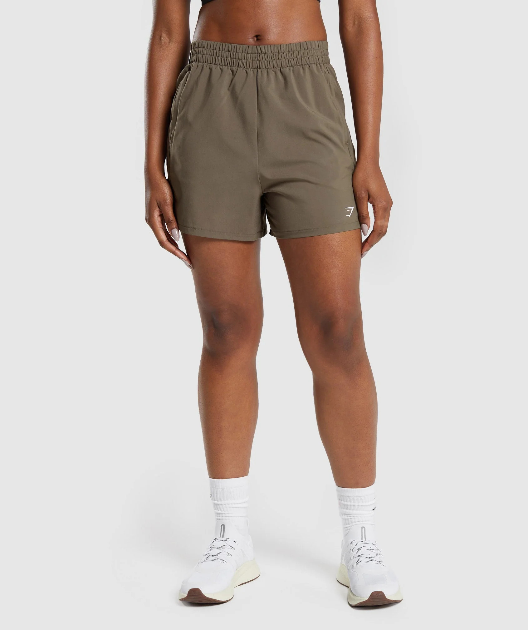 Gymshark Woven Pocket Shorts - Camo Brown | Gymshark US