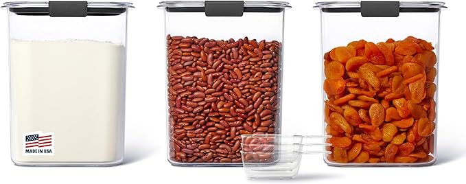 Rubbermaid Brilliance BPA-Free Food Storage Containers with Lids Airtight Kitchen and Pantry Orga... | Amazon (US)