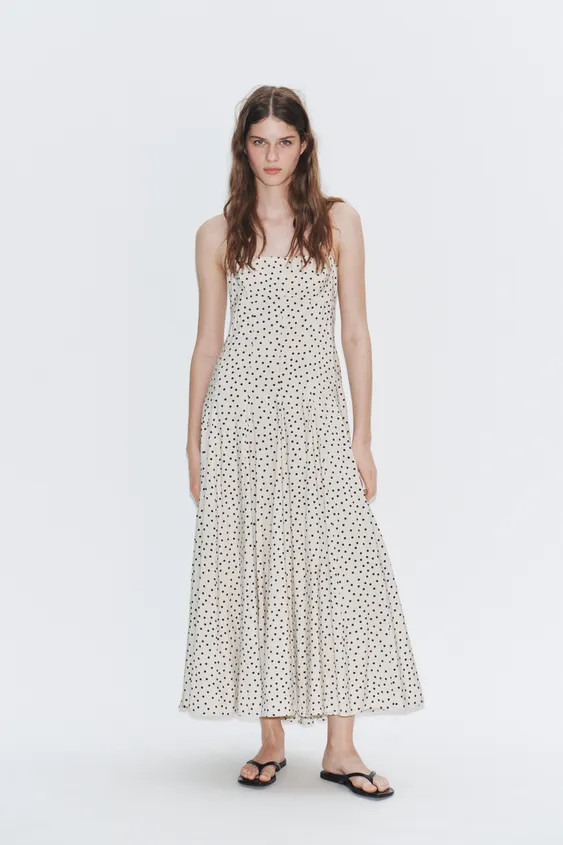 POLKA DOT MIDI DRESS | Zara US