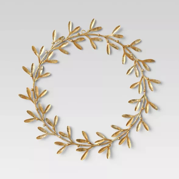 Metal Wreath - Threshold™ | Target