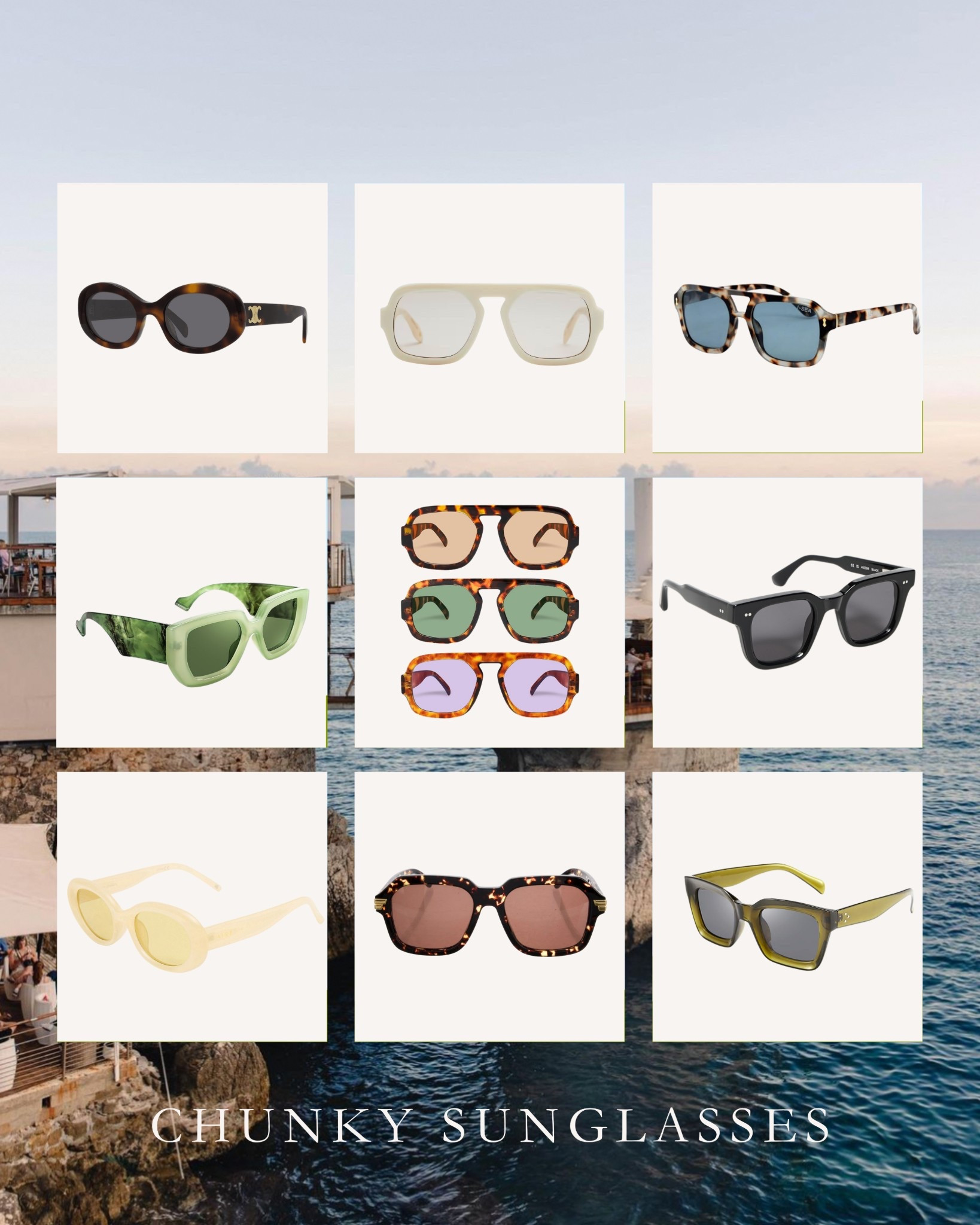 3. chunky sunglasses (instant outfit upgrade)

#LTKStyleTip #LTKSummerEdit #LTKTravel