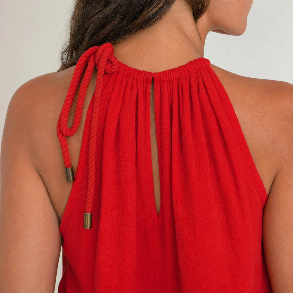 The Luma Rope Neck Top | Marame
