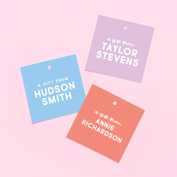 A Gift From Solid Gift Tags | Joy Creative Shop