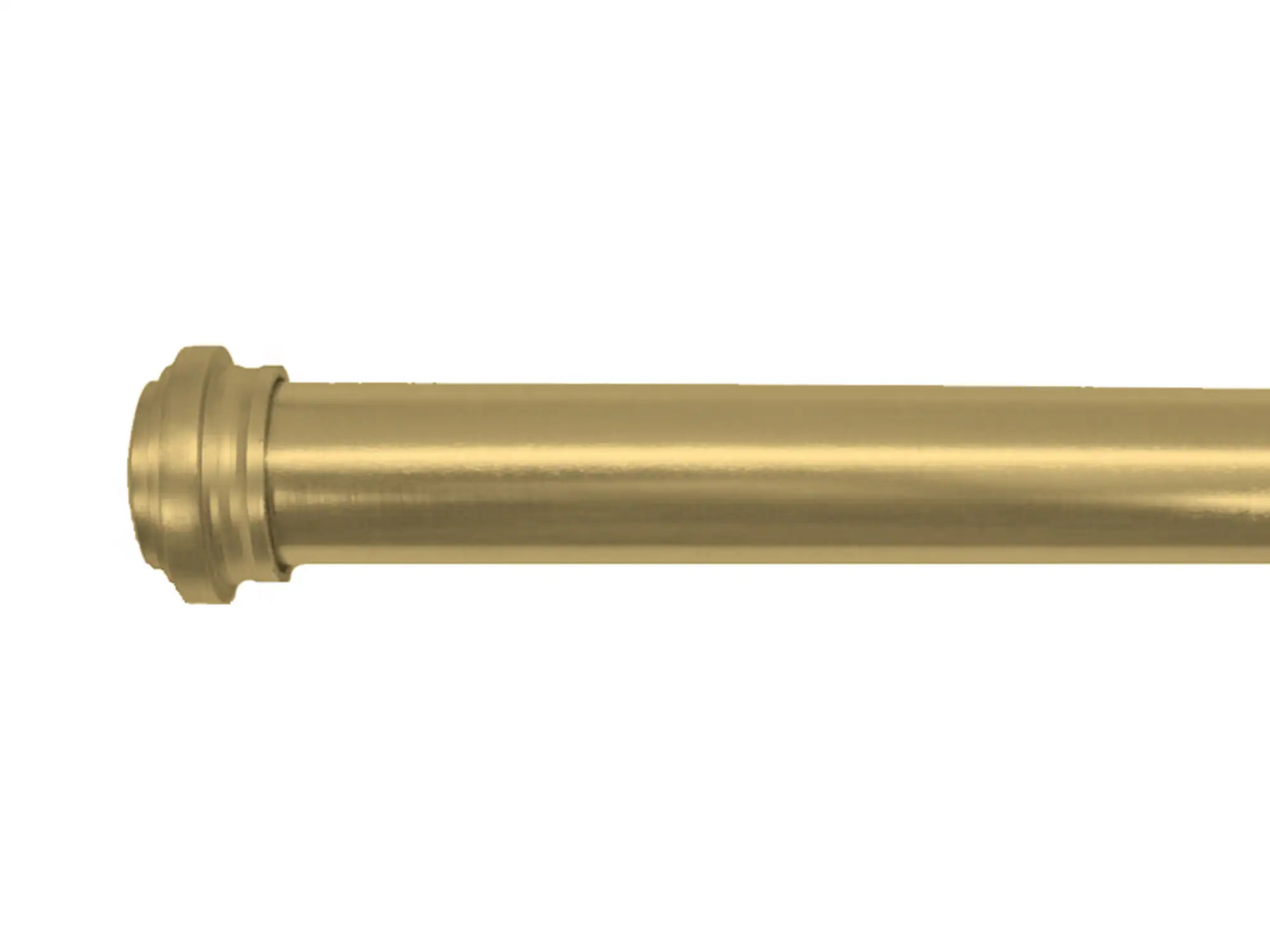 allen + roth Mix Match 36-in to 72-in Brushed Gold Steel Single Curtain Rod one_size | FSI 1801 BGLD | Lowe's