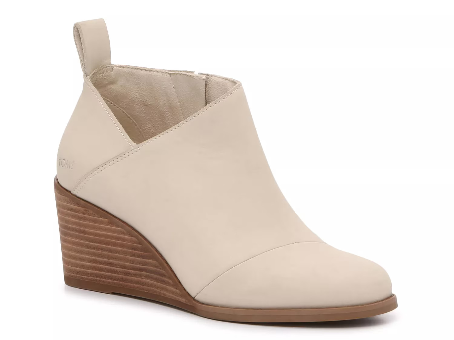 TOMS Marta Wedge Bootie | Women's | Off White | Size 9 | Boots | Bootie | Wedge | DSW