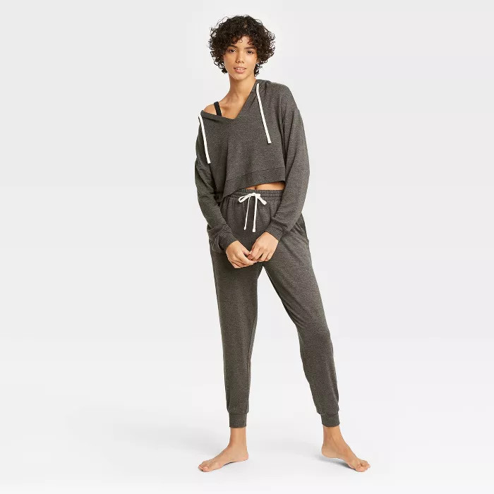 Women's French Terry Lounge Hoodie - Colsie™ | Target