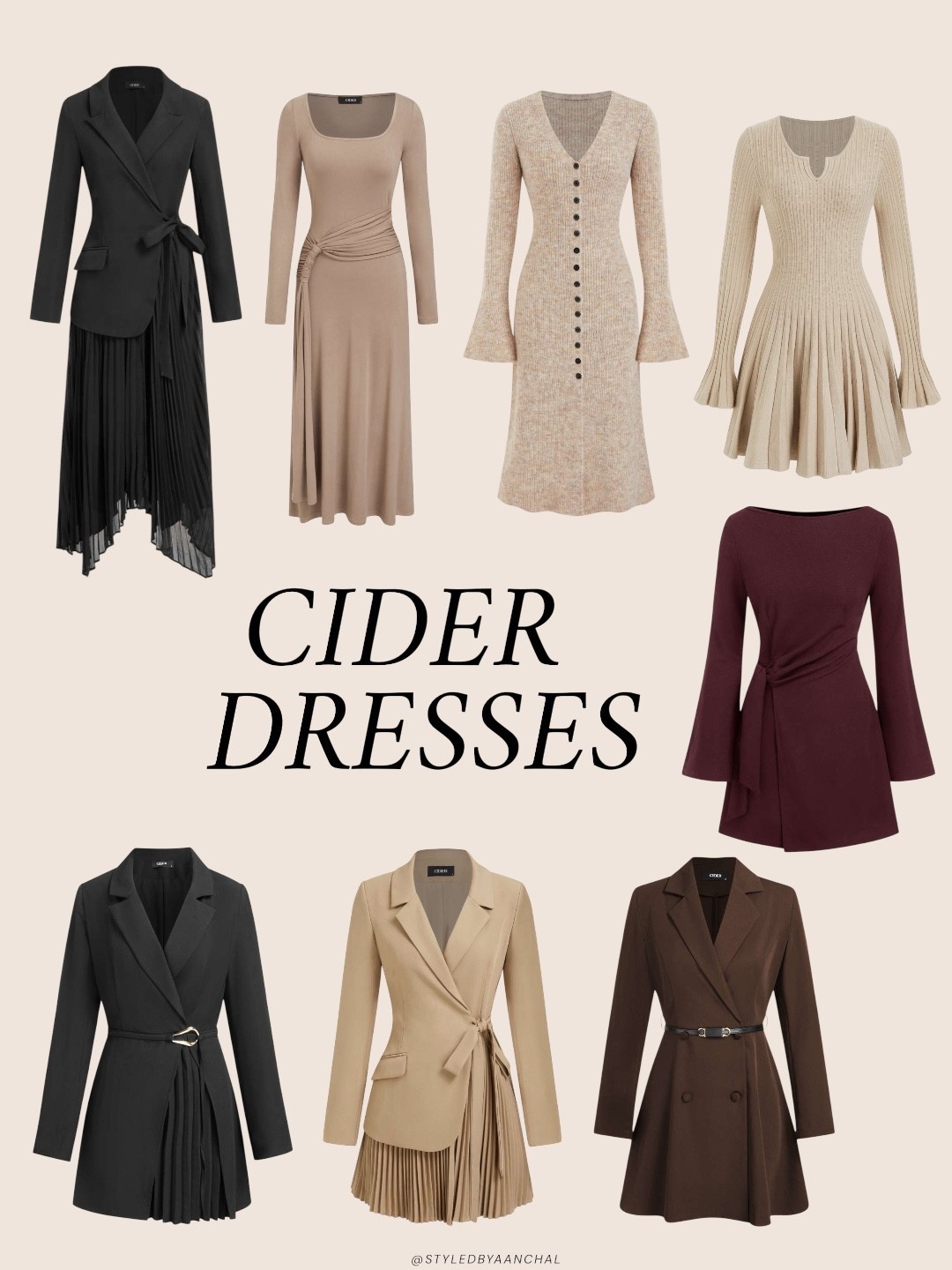 Cider dresses


Cider
ShopCider
Blazer dress
Long blazer dress
Beige dress
Knit dress
Long knit dress 


#LTKValentine #LTKSaleAlert #LTKU