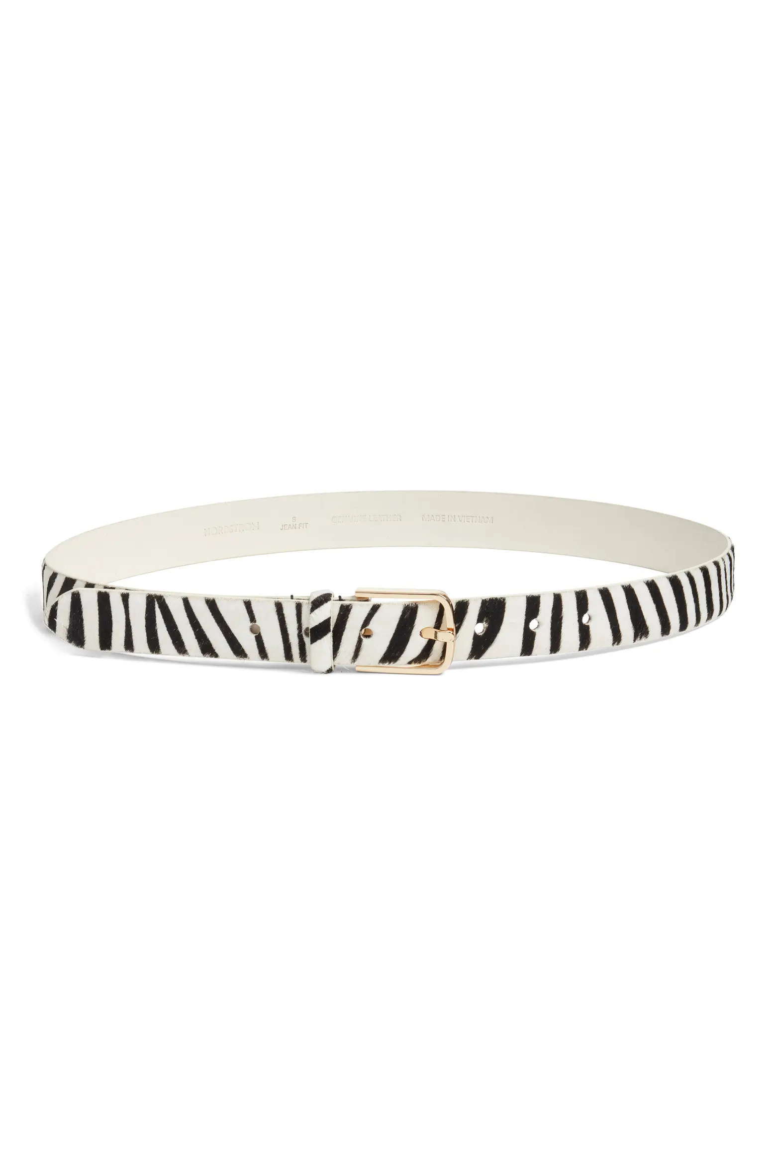 Nordstrom Yvette Genuine Calf Hair Belt (Women) | Nordstrom | Nordstrom