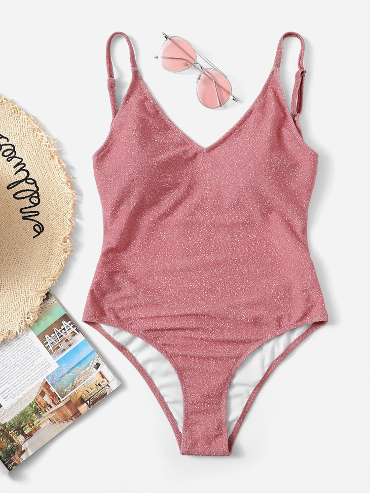 Costume da bagno un pezzo con schiena nuda | SHEIN