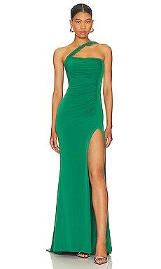 Nookie Alba Gown in Emerald from Revolve.com | Revolve Clothing (Global)