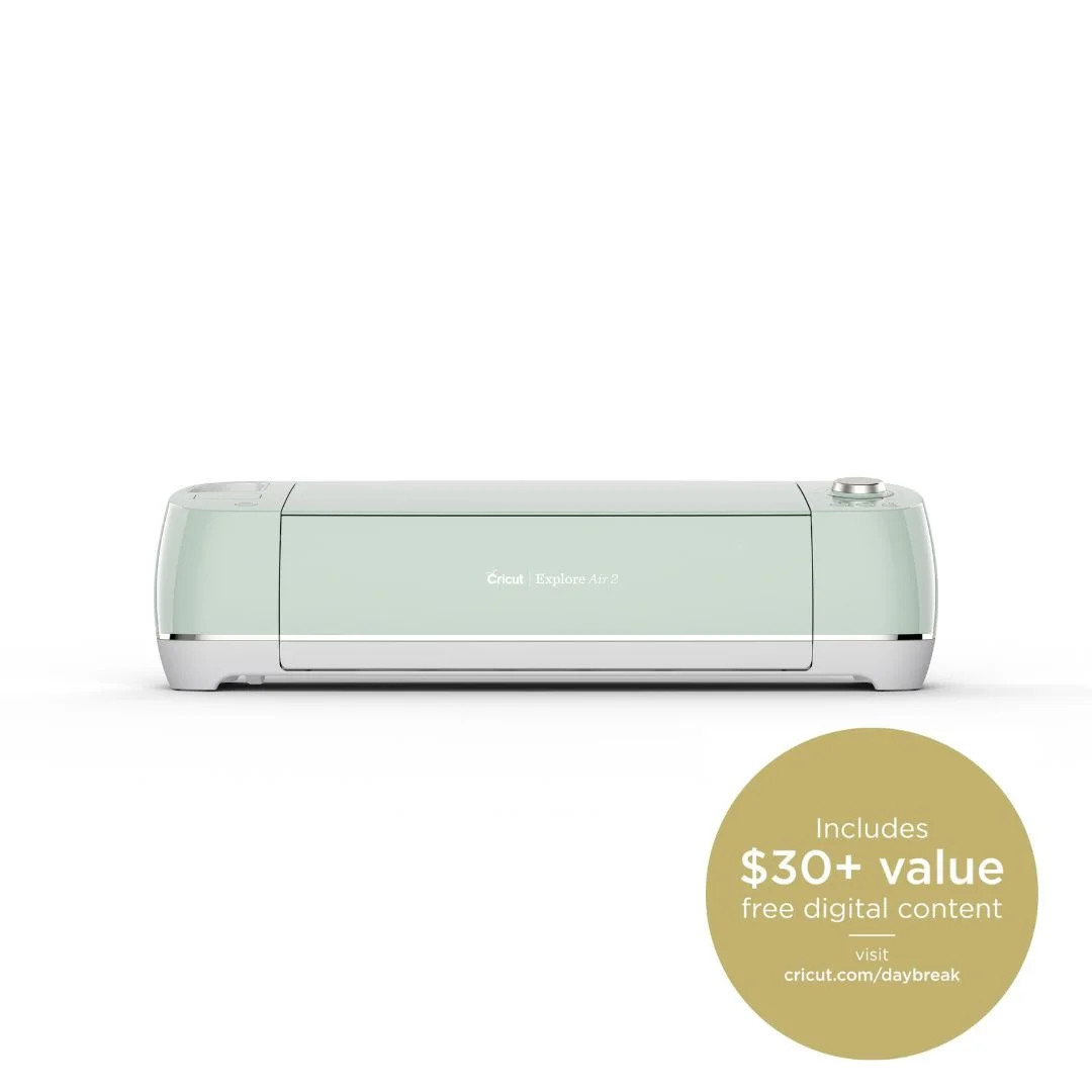 Cricut Explore Air 2 Mint Cutting Machine Plus $30 Digital Content | Walmart (US)