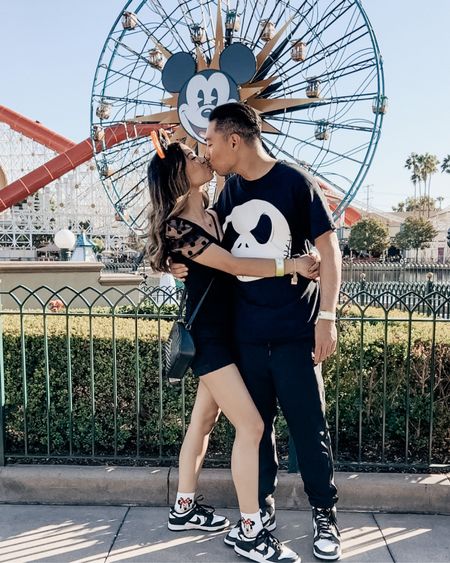 Oogie boogie bash Disneyland outfit matching couple petite Halloween Disney casual panda dunks Nike Minnie Mouse Jack skellington 

#LTKSeasonal #LTKCon #LTKHalloween