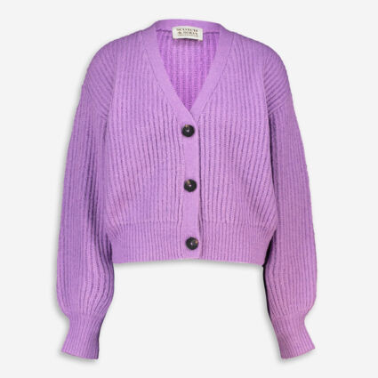 Purple Boxy Cardigan | TK Maxx