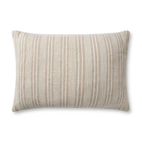 Magnolia Home By Joanna Gaines X Loloi Elaine Cream / Beige Pillow | Wayfair North America