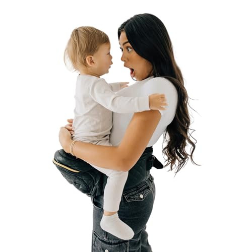 Tushbaby The Original Premium Quality Hip Seat Carrier – Safety-Certified Baby & Toddler Carrier with Secure Safety Buckles, Storage Pockets & Nursing Pillow | Amazon (US)