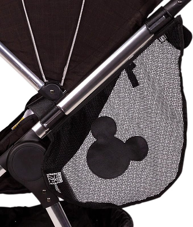 Disney Baby by J.L. Childress Side Sling Cargo Net, Stroller Organizer & Storage, Mickey Black | Amazon (US)