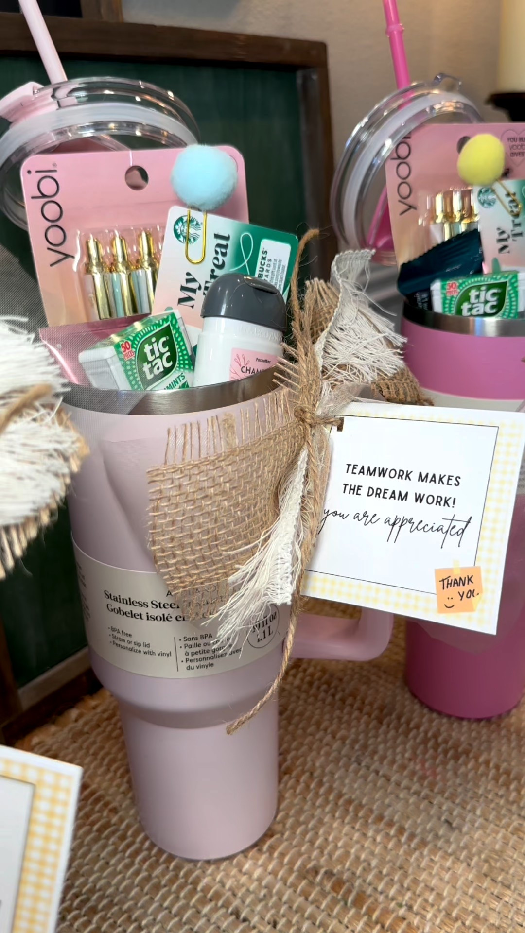 Teamwork Makes The Dream Work! You Are Appreciated! A fun boss or co worker gift idea🖤

#LTKWorkwear #LTKSeasonal