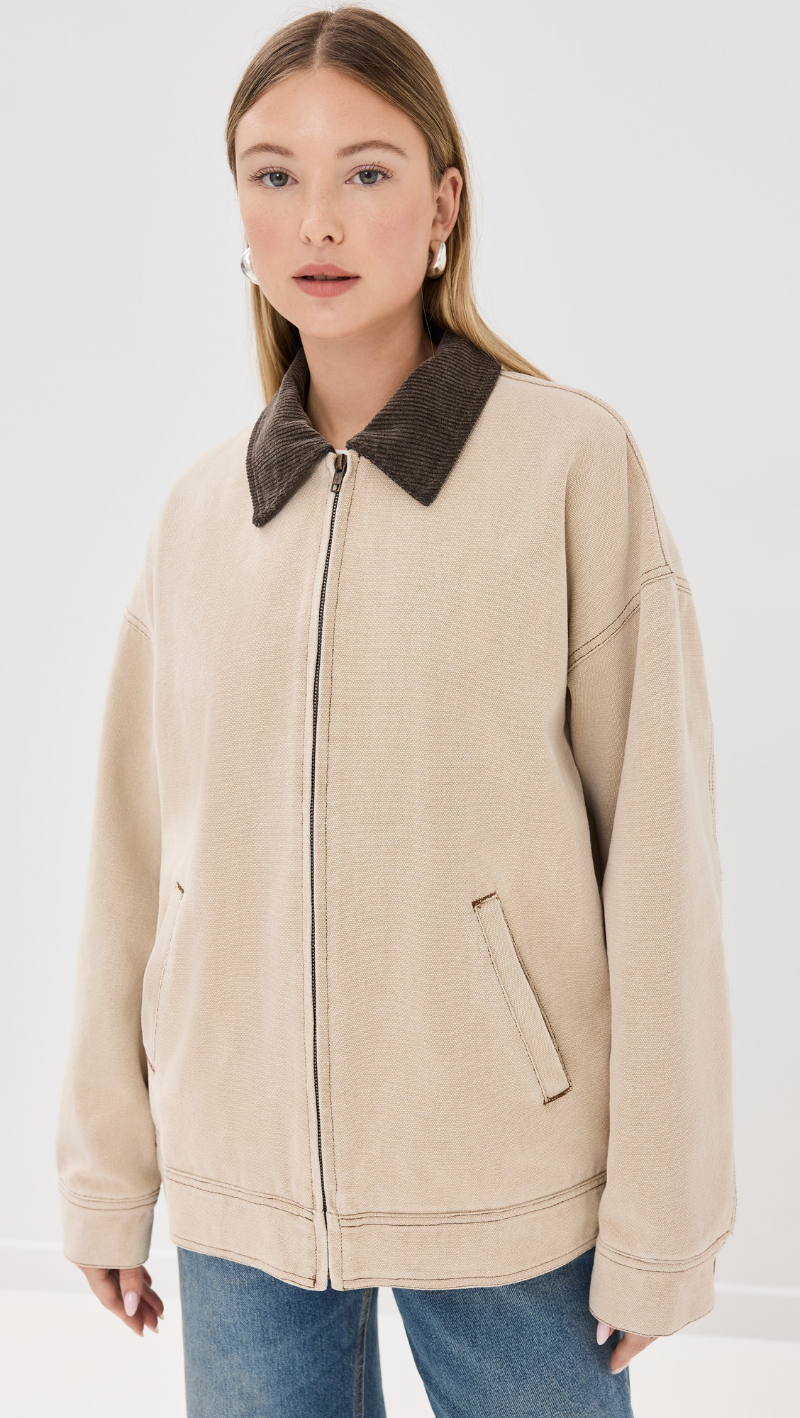 Lioness Workwear Barn Jacket Stone XXS | Shopbop