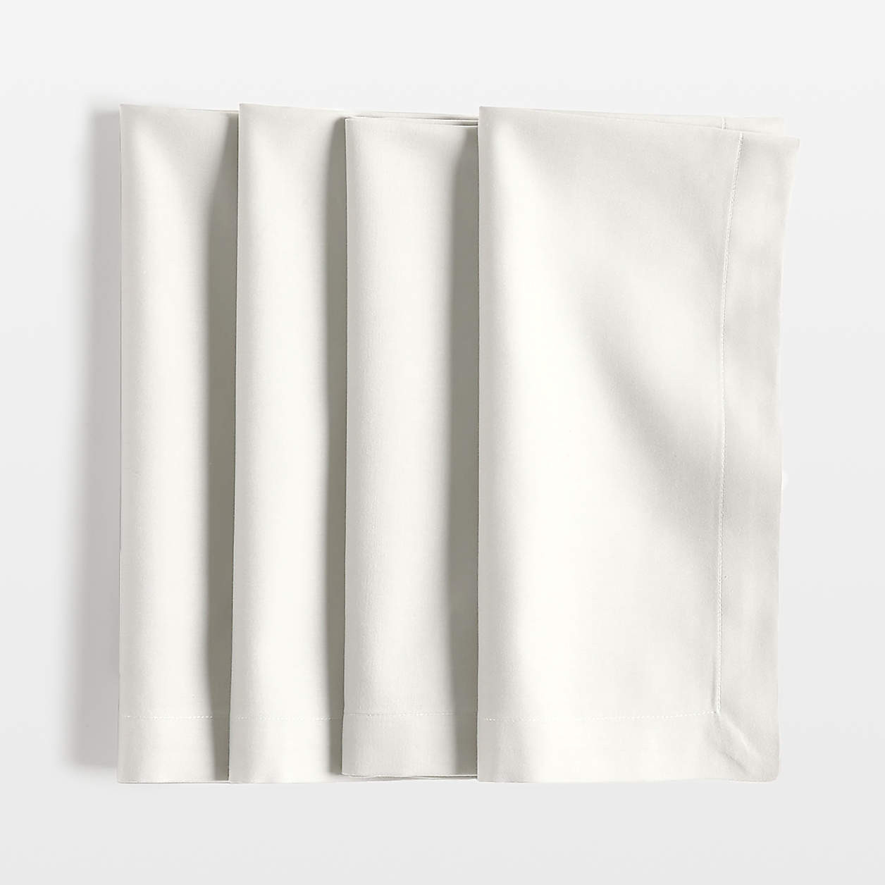 Aspen Crisp White Organic Cotton Napkin, Set of 4 + Reviews | Crate & Barrel | Crate & Barrel