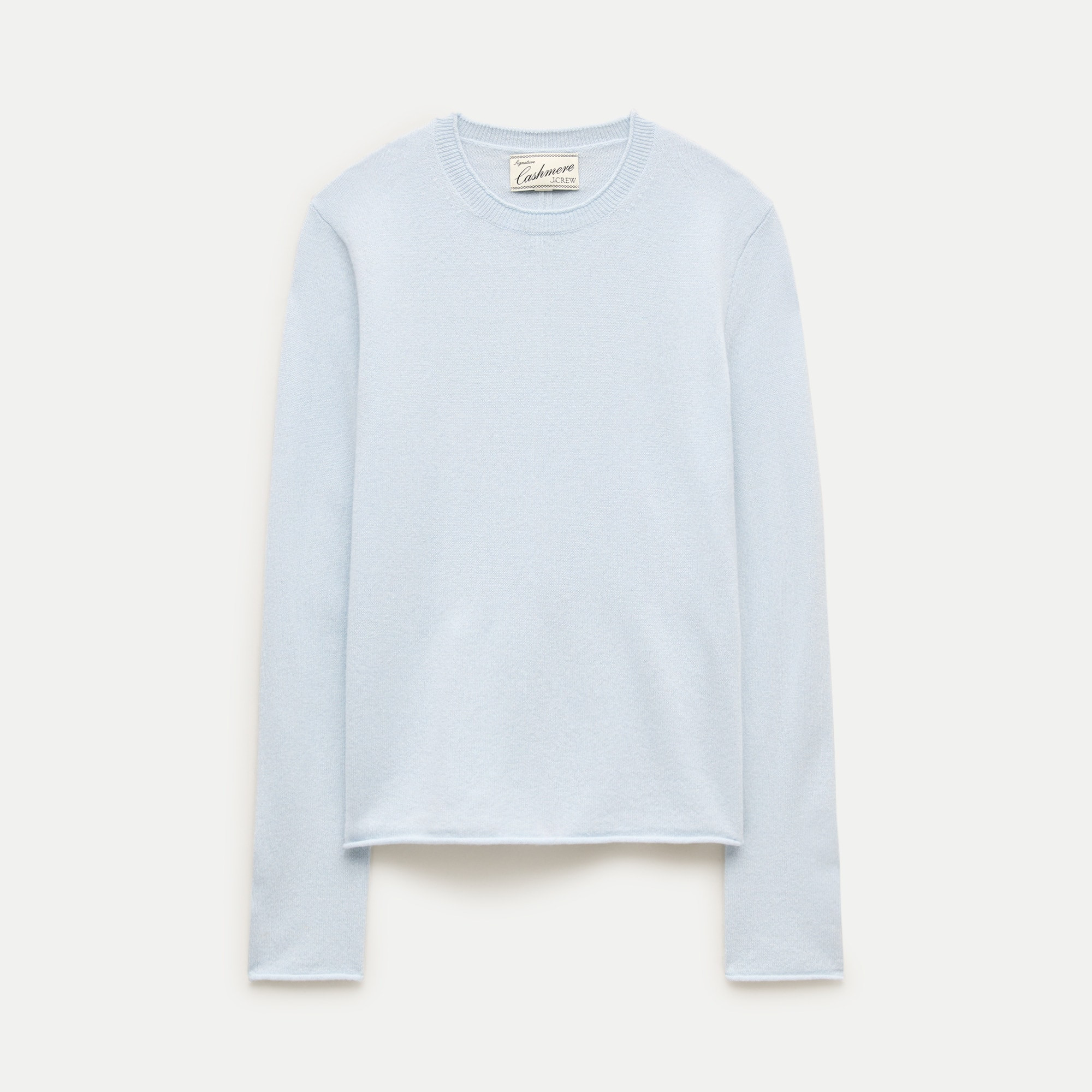 Rolled cashmere long-sleeve sweater | J. Crew US