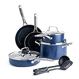 Blue Diamond Cookware Diamond-Infused Ceramic Nonstick, Cookware Pots and Pans Set, 10 Piece | Amazon (US)