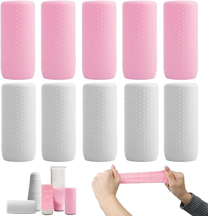 YUBIRD 10 PCS Elastic Sleeves for Leak Proofing Travel, Silicone Travel Bottle Covers, Silicone L... | Amazon (US)